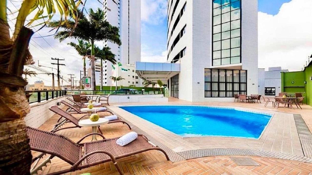 Apartamento Natal Plaza 1608 Praia - Nbi - Praia Ponta Negra - Vista X Mar Exterior foto